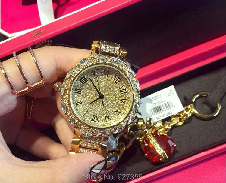 Горячая распродажа! Высококачественные женские часы роскошные стальные