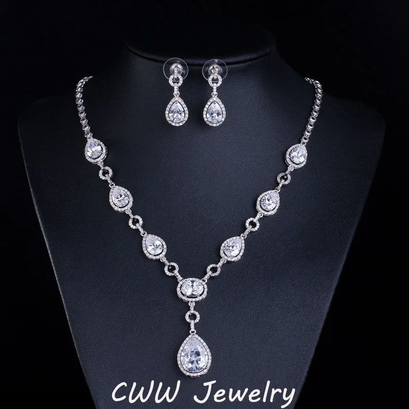 CWWZircons роскошные белые золотые цвета AAA + швейцарские фианиты королевские синие