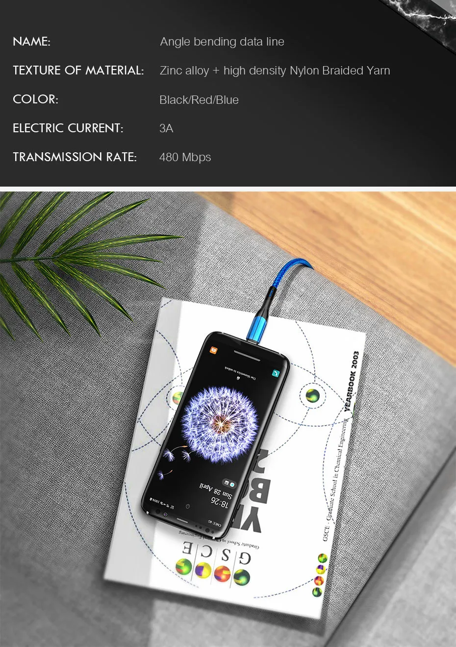 ZNP 3A USB Micro кабель для samsung S7 Xiaomi Redmi 5 6 Pro шнур для передачи данных Быстрая зарядка USB для Redmi Note 5 Android Micro usb кабель