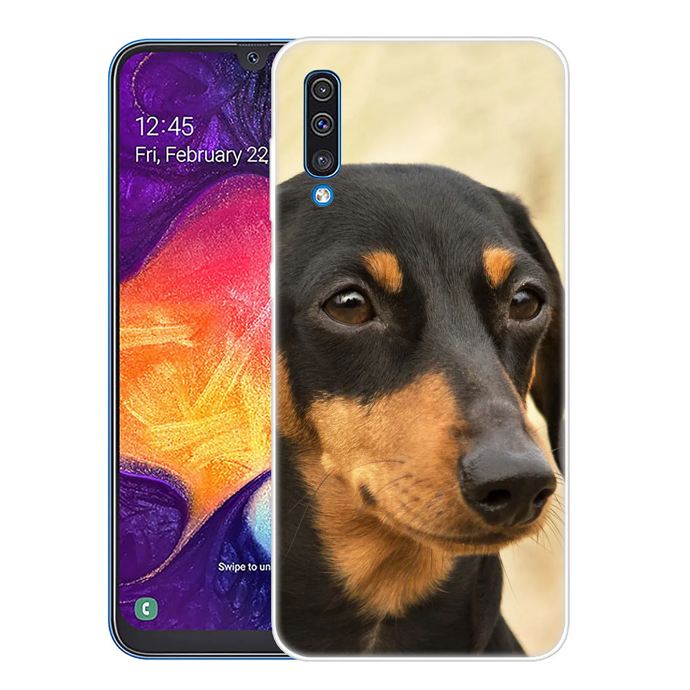 7 Lavaza Симпатичные такса собака добермана жесткий чехол для телефона для samsung Galaxy A70 A60 A50 A40 A30 A20 A10 M10 M20 M30 M40 A20e крышка - Цвет: 7