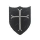 Нашивки с 3D рыцарями крест тамплиеров, военные, тактические, боевые, резиновые, байкерские нашивки, значки