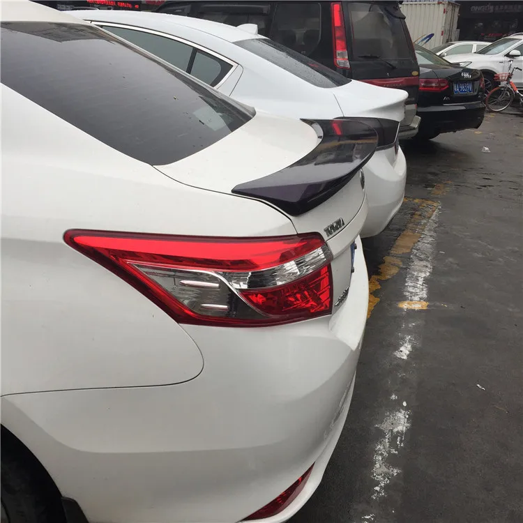 Для Toyota Vios спойлер увеличенный Фил Мар ABS Материал заднее крыло автомобиля праймер цвет задний спойлер для Toyota Vios спойлер