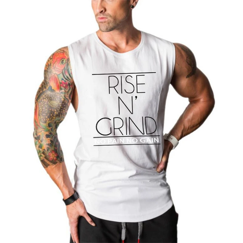 Muscleguys, брендовые майки для бодибилдинга, Стрингер, мужские майки для фитнеса, спортивная одежда, мужская рубашка без рукавов, жилет