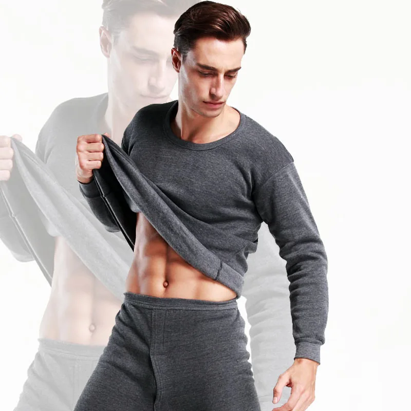 Горячее предложение зимнее мужское теплое термобелье мужские кальсоны