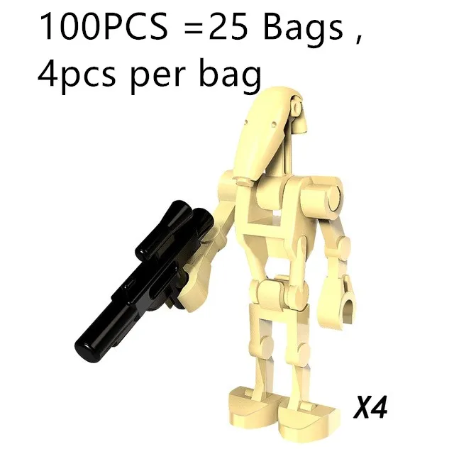 PG537 20PCS 100 шт./партия, штурмовики со Звездными войнами, с пистолетом, совместимы с SW188, Звезда смерти 8087, индивидуальный блок, мини-игрушка для детей - Цвет: PG537 20PCS