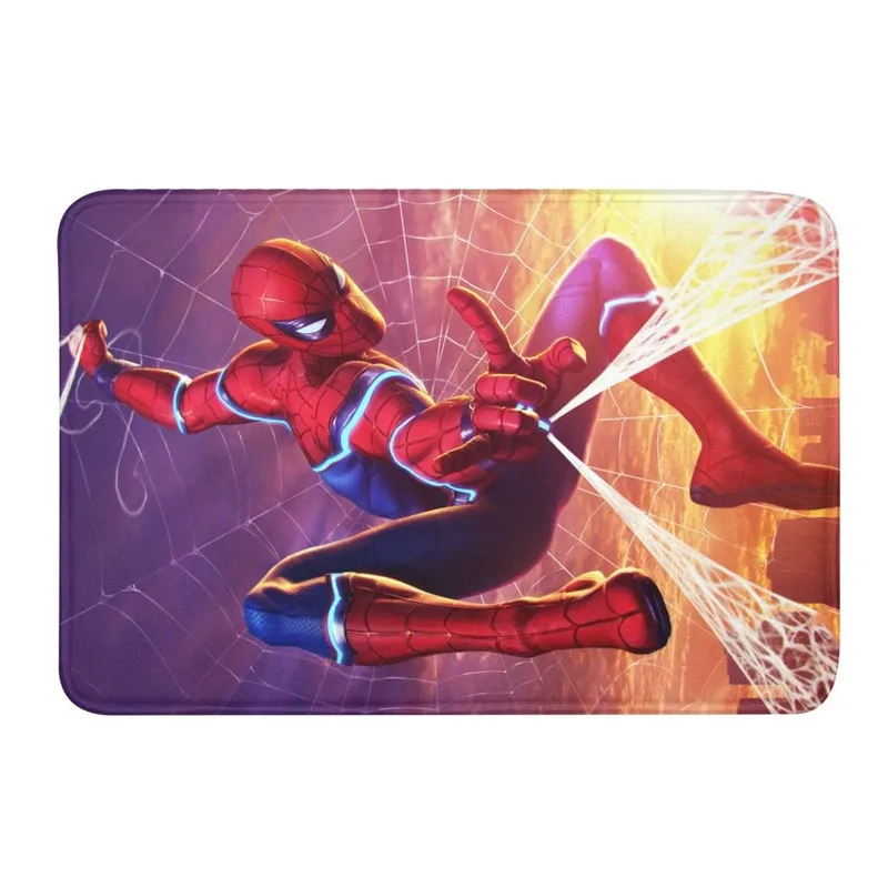 Домашний Декор дверной коврик Marvel супергерой Человек-паук 3D для ванной с принтом