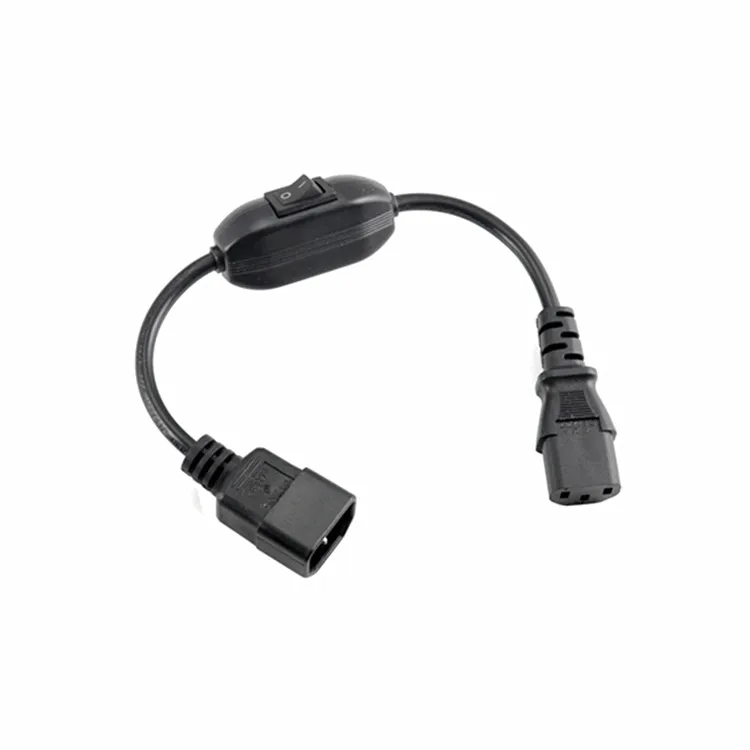 Удлинительный шнур питания IEC 320 C13 Female C14 Male с 10 А выключателем кабель адаптера Fr PDU