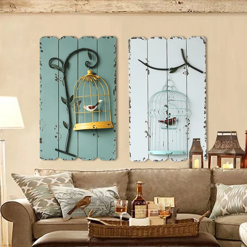 Креативная индивидуальная декоративная роспись кованого железа клетка для птиц