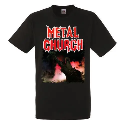 METAL CHURCH черный Herren футболка Для мужчин рок группа Новое поступление мужской