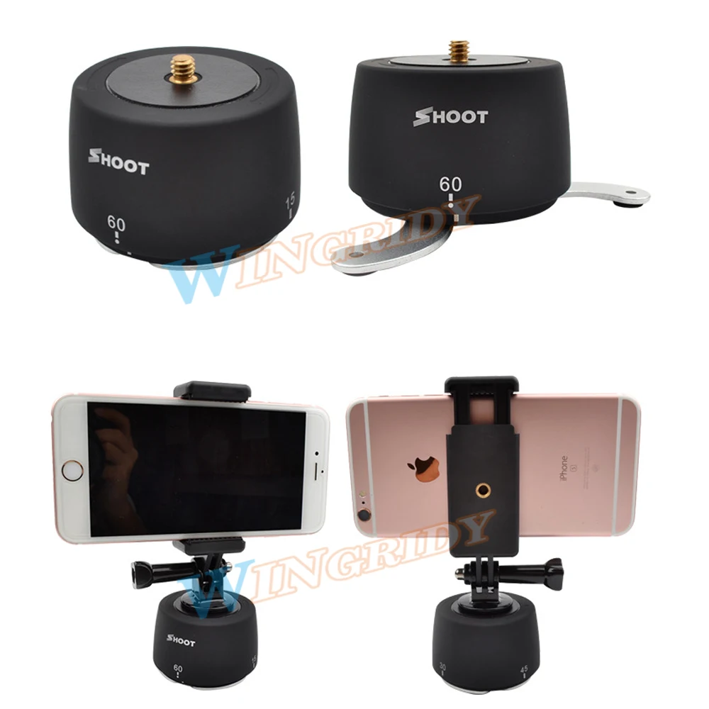Съемка 360 градусов панорамирование вращающийся промежуток времени для GoPro dslr Yi 4 K