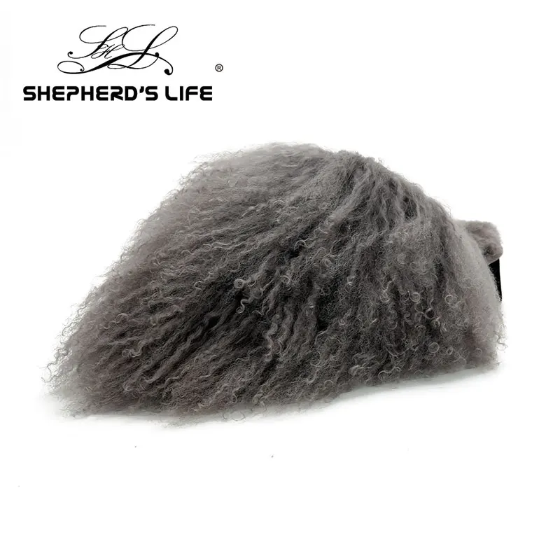 Длинная шерсть австралийского мериноса бешеный дизайн|Тапочки| |