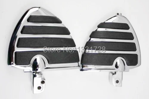 

Chrome Wing Foot Pegs Rests For All Years Yamaha Virago 750/1100 (Rear)