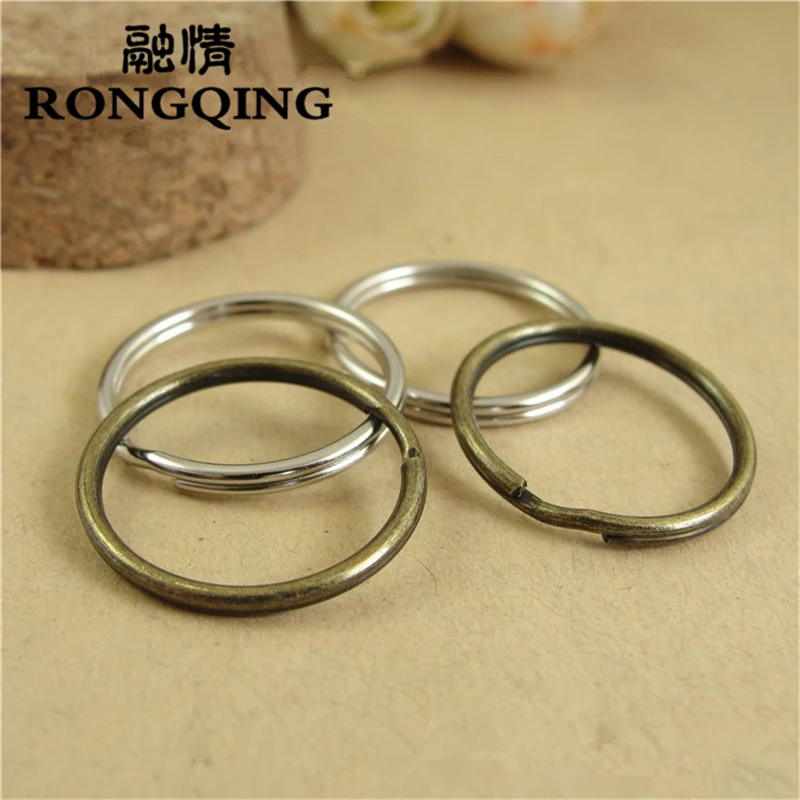 

Брелок RONGQING 300 шт./лот, раздельное кольцо, 20 мм, круглая подвеска, брелоки, аксессуары для ручной работы, ювелирные изделия