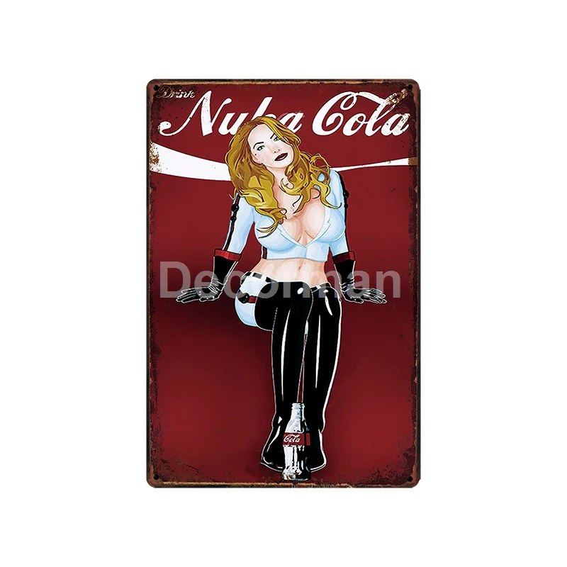 

[ DecorMan ] Fallout Nuka Metal Posters Custom wholesale tin signs Mural Paintings Bar PUB Decor LT-1763