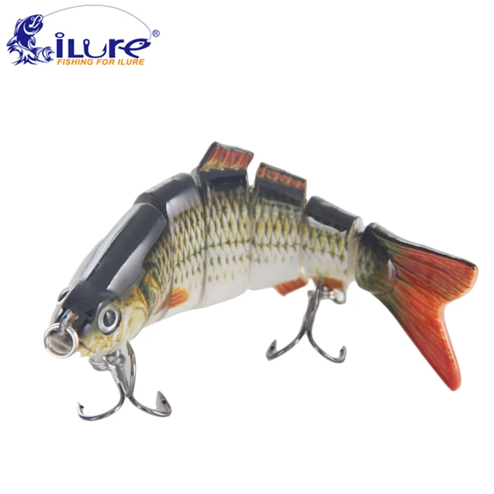 ILure рыболовный воблер 6 сегментов 10 см/15 см Swimbait Crankbait искусственная наживка для