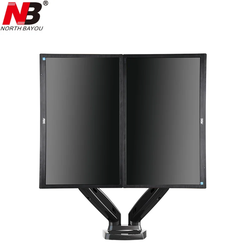 NB F160 газовая пружина 360 градусов настольный 17 &quot 27&quot двойной держатель монитора