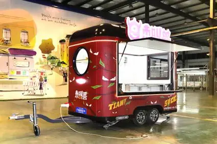 RL B39T продажа мороженого Трейлер мобильный трейлер Еды Тележка еды для продажи