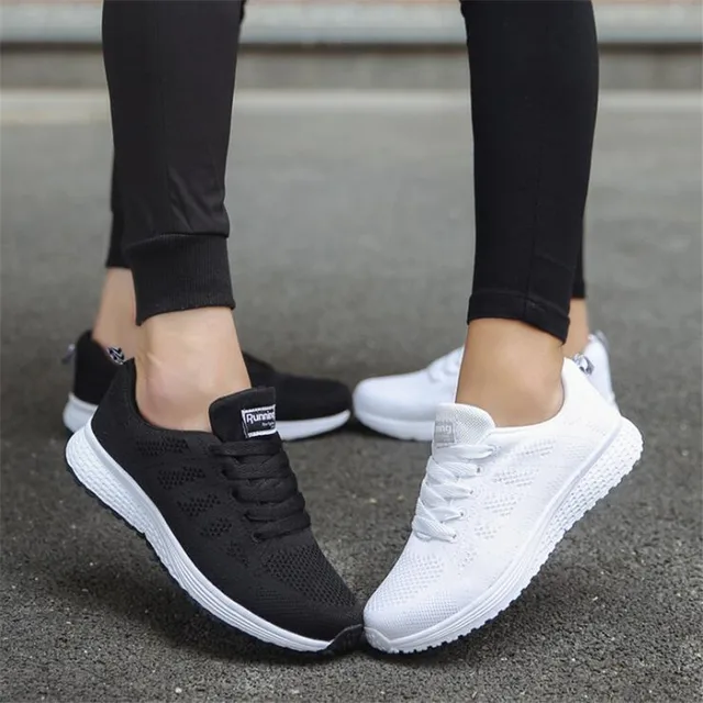 Women Casual Shoes Fashion Breathable Mesh Walking Vulcanized Shoes Woman White Sneakers Women Tenis Feminino Gym Shoes Sport 3