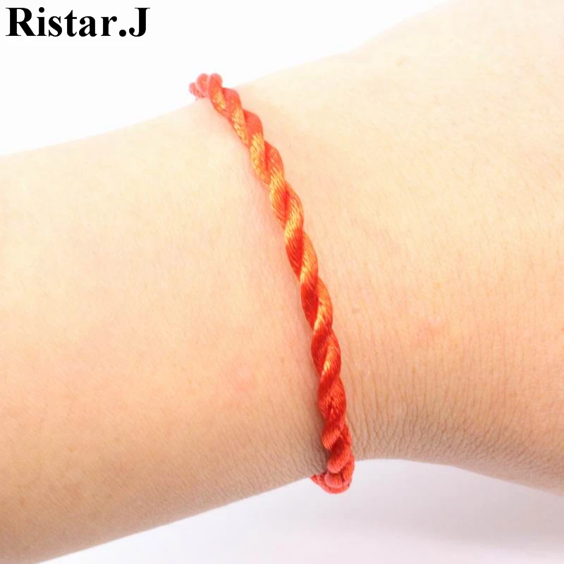 10 шт./лот счастливый красный браслет со шнурком для влюбленных классические