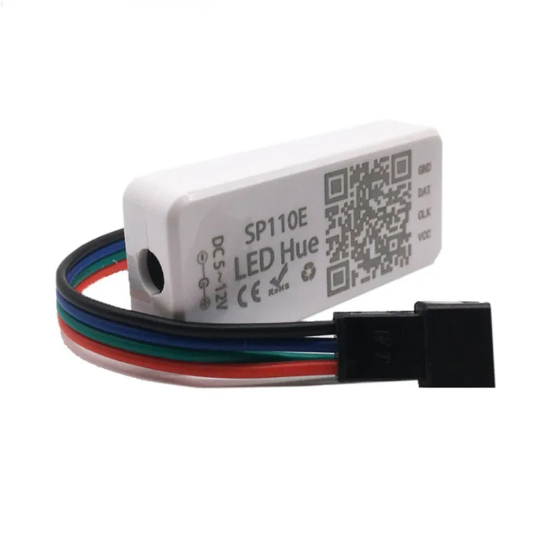 Контроллер светодиодной ленты SP105E/SP106E/SP107E/SP108E/SP110E для WS2812 SK6812 WS2811 Волшебная Светодиодная лента