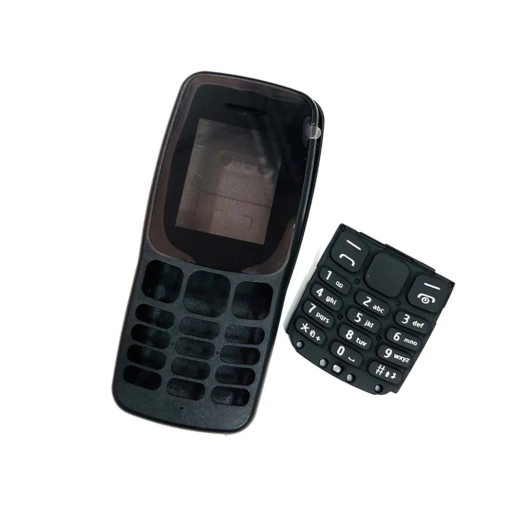 Для Nokia 106 TA-1114 полный корпус для мобильного телефона, чехол с батареей на заднюю дверь, английская клавиатура