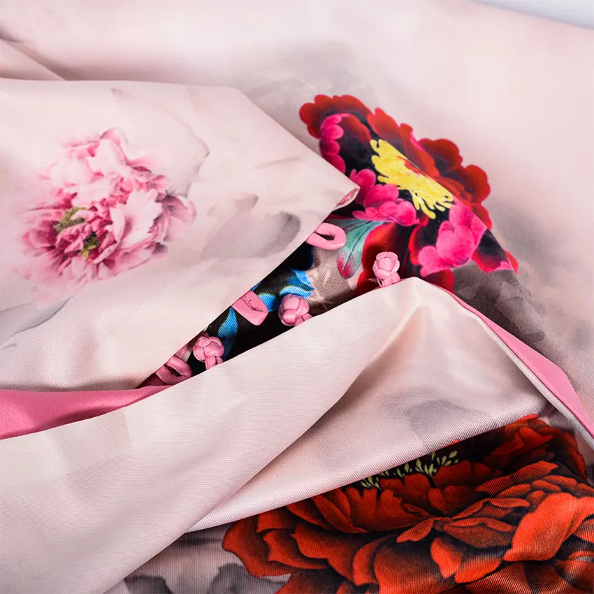 Женская шелковая шаль BYSIFA розовая шарф с двумя линиями модные аксессуары 2019| |