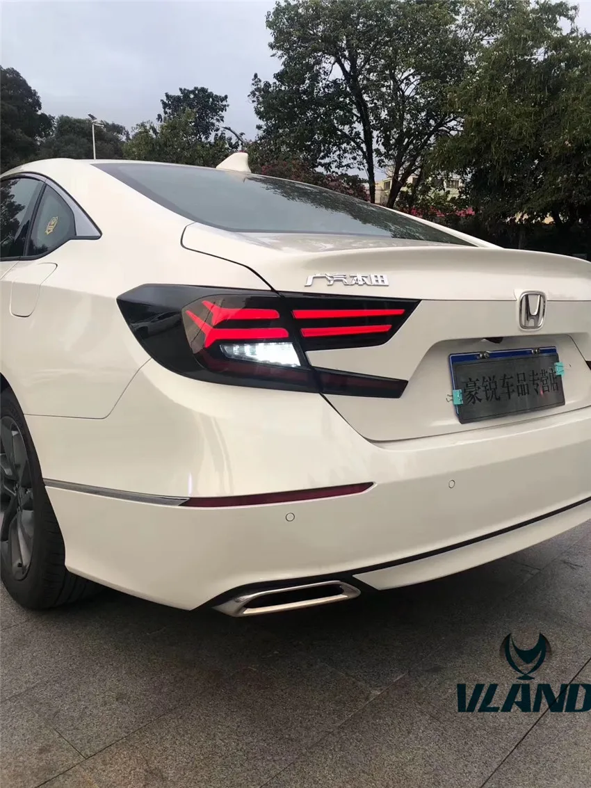 2018 год светодиодный задний фонарь для Honda Accord 10th Gen Автомобильный торможения с