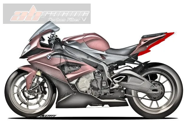 Нижний хвост для BMW S1000RR 2015 2017 S1000R 2014 полностью из углеродного волокна 100%