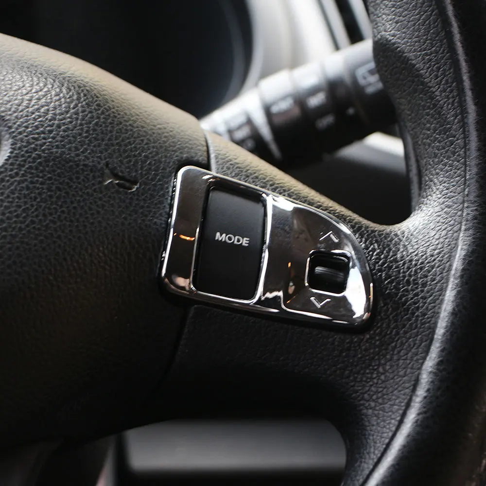 Jameo Auto Car Styling ABS Chrome Interior Steering Wheel Button Protection Cover Trim Sticker for Kia Sportage R 2012 - 2016 | Автомобили