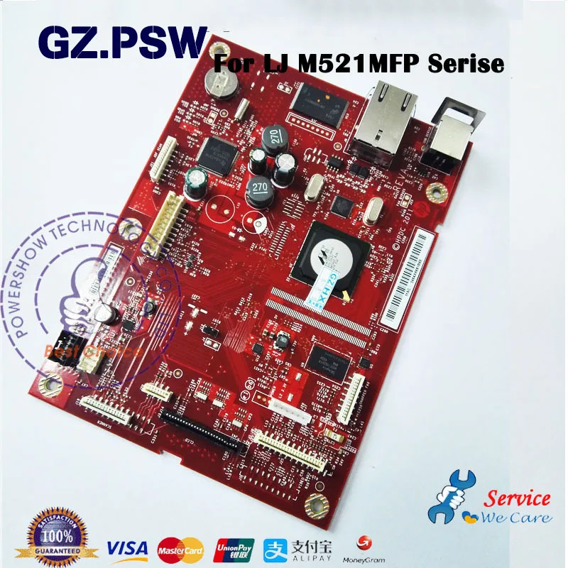 Форматор материнская плата логическая плата A8P80-60001 для hp M521 Laserjet Pro MFP M521DN M521 M521DW