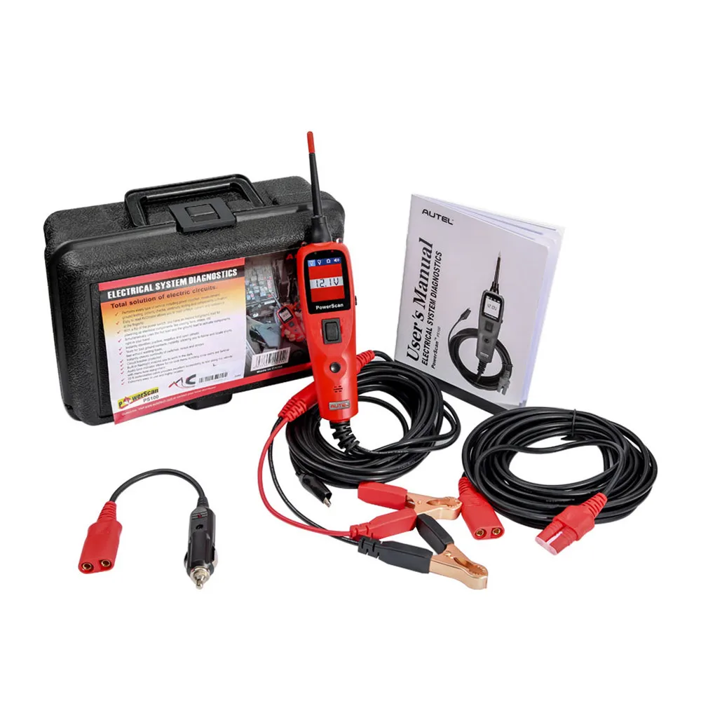 Autel PowerScan PS100 инструмент для диагностики электрической системы autel PS100 автомобильный OBD2 сканер автомобильный автоматический тестер батареи