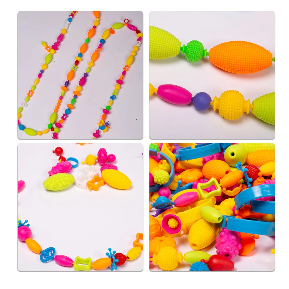 Поп бусы девушки игрушка 260 штук Рукоделие Набор для украшений Мода развлечение