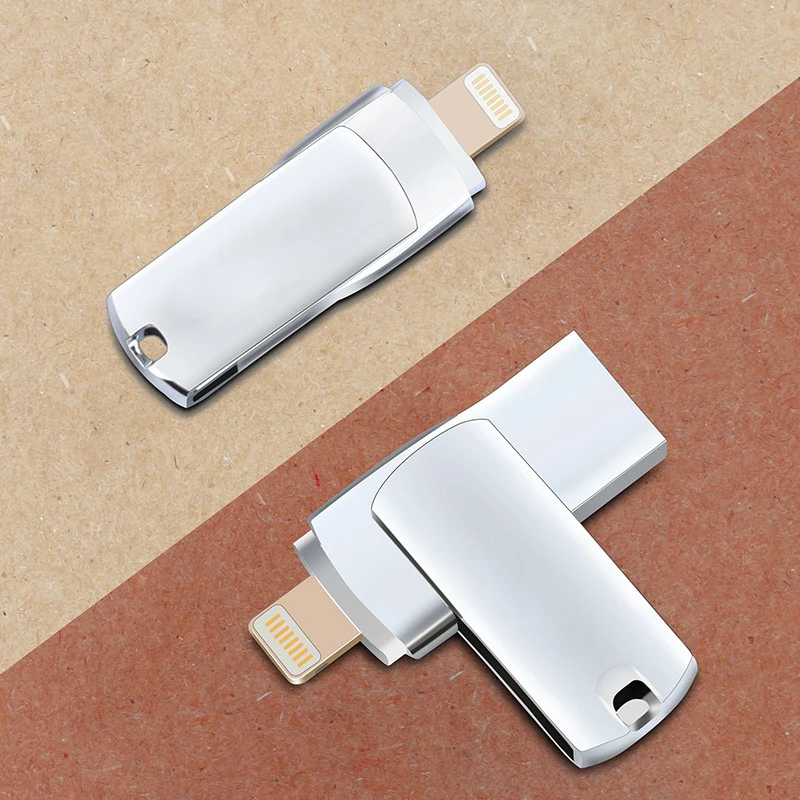 Роскошный флеш накопитель Lightning USB для iPhone 32 ГБ 64 128 16 iPad ноутбука Dekstop ПК|USB