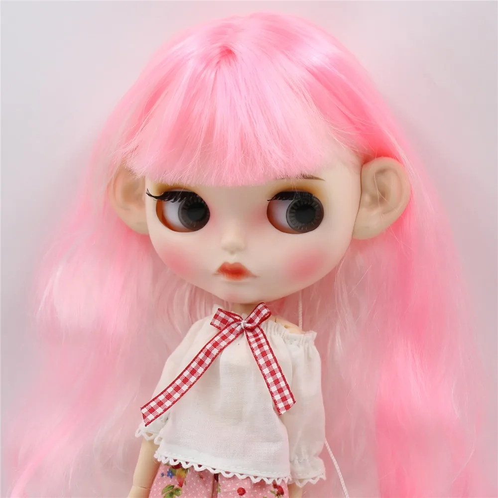 Ледяная фабрика blyth кукла 1/6 bjd белая кожа совместное тело розовые и белые волосы