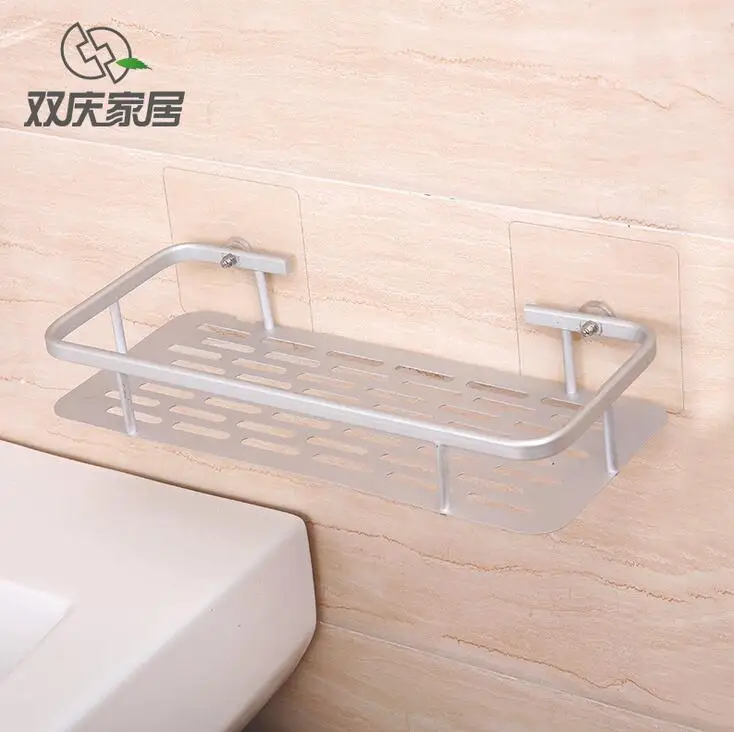 

Aluminum Magic Sticker Sauce Bottle Storage Rack Wall Mounted Storage Rack Kitchen Organizer Max Loading 5kg