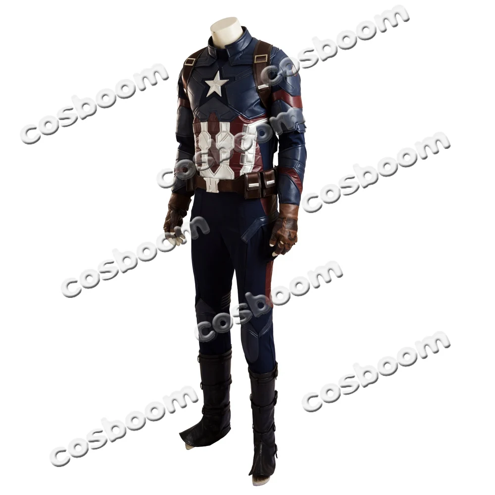 COSBOOM костюм Капитана Америки фильм Капитан Америка 3 Civil War Steve Rogers супергерой Хэллоуин Косплей Костюм