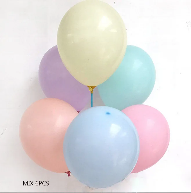 mix 6pcs Единорог вечерние 3D Diy воздушные шары в форме единорога милый Радужный Единорог стоящий воздушный шар фольги Воздушные шары Дети Взрослые события Декор для вечеринки в честь Дня Рождения - Цвет: mix 6pcs