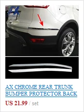 AX хром приборной панели вентиляционное отверстие Крышка для FORD ESCAPE KUGA 2013- отделка ободок гарнир передний выход рамка Молдинг