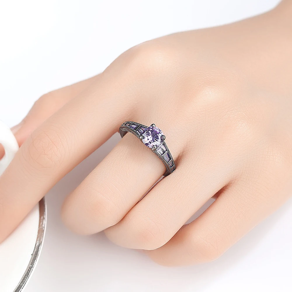 Серебряное кольцо 925 пробы модные ювелирные изделия подарок для женщины Ретро