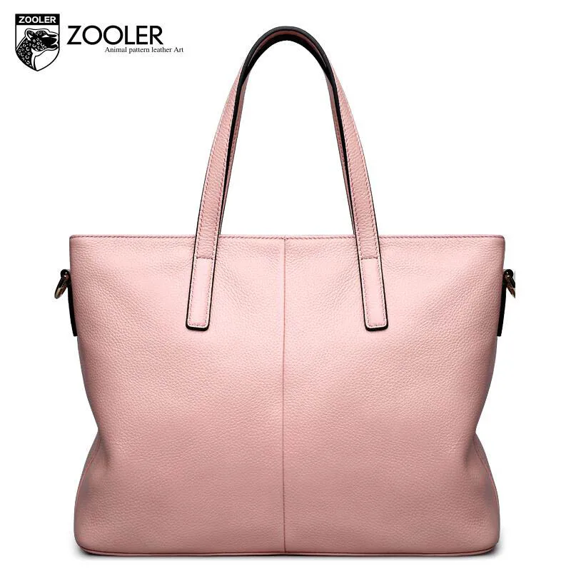 Zooler натуральная кожа сумка Новинка 2017 сплошной цвет женская большая емкость |