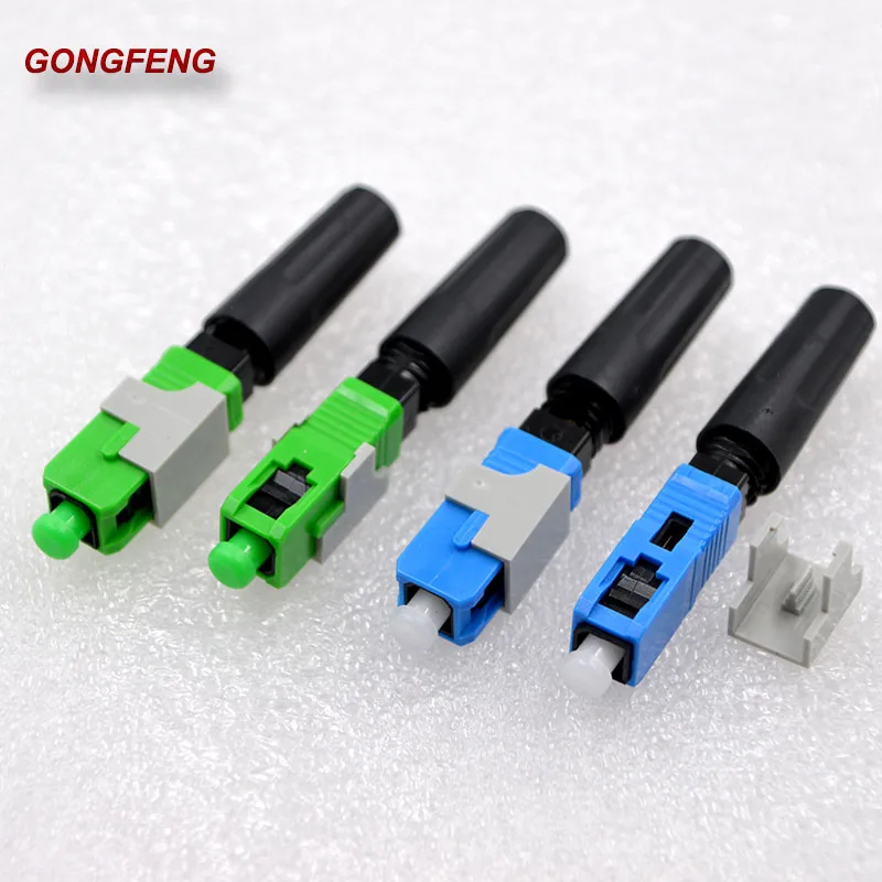 GONGFENG 100 шт. новый хит продаж SC/PC/APC оптический Волоконно Быстрый Соединитель