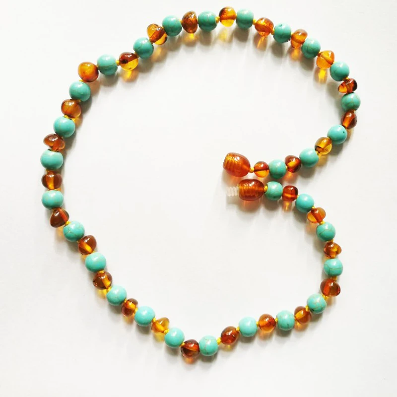 Ожерелье с круглыми бусинами в стиле барокко для детей|teething necklace|necklace for babynecklace