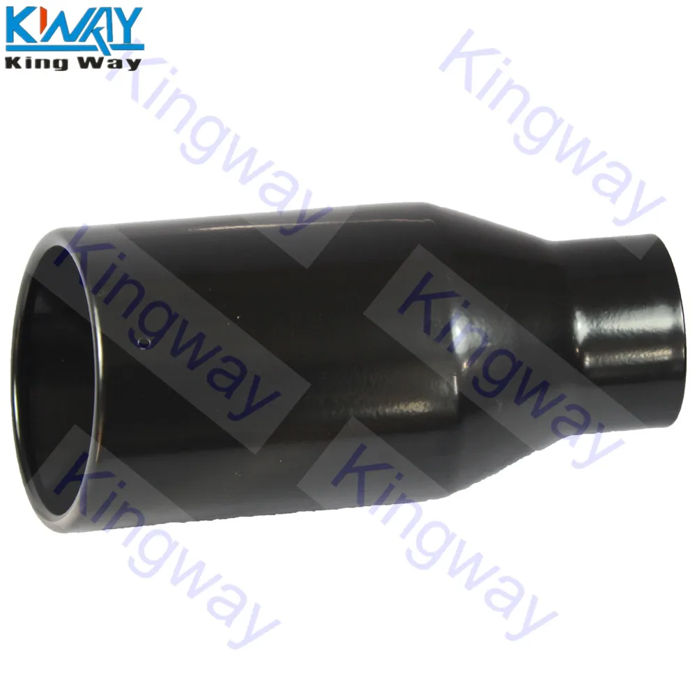 Бесплатная доставка King Way черный выхлопной наконечник из нержавеющей стали для