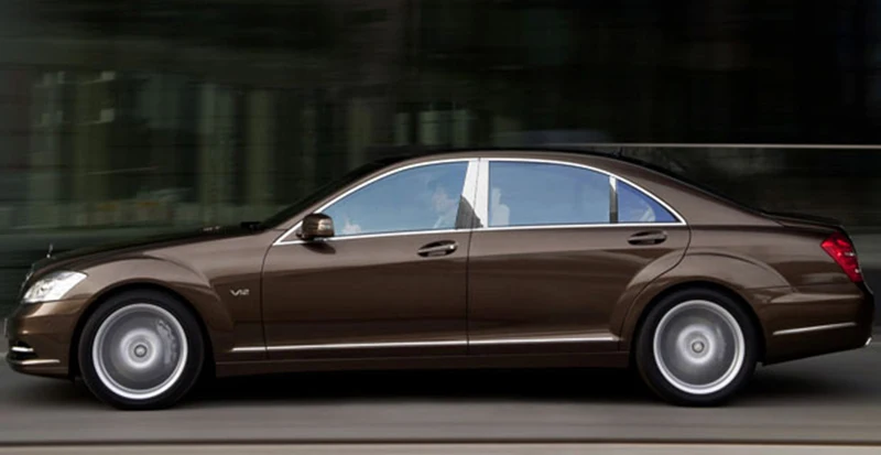 Lsrtw2017 304 нержавеющая сталь окна автомобиля Средний пост Планки для mercedes benz S320 s420 s500 s600 S300 2006-2013 w221
