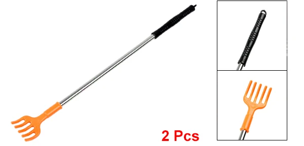 UXCELL 2Pcs Handy Back Scratcher Massager With Nonslip Handle Orange |
