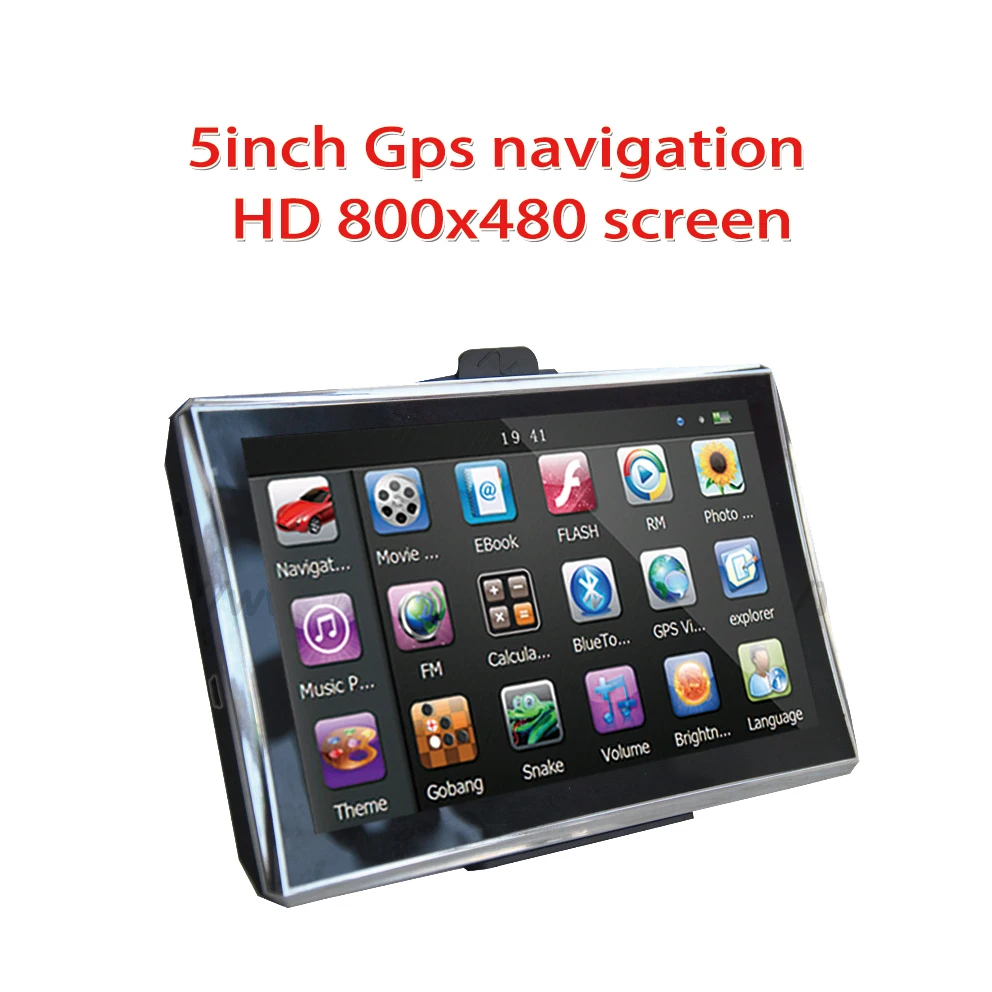 X5 Ориана автомобильный gps навигатор 5 дюймов сенсорный 128MB 8GB SAT NAV MP3 FM Карта Европы