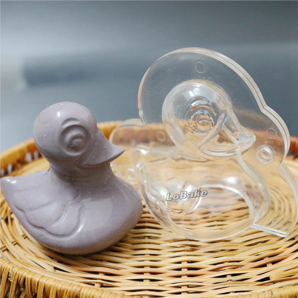 Новейшие товары 3D форма в виде милой мультяшной утки поликарбонатная для