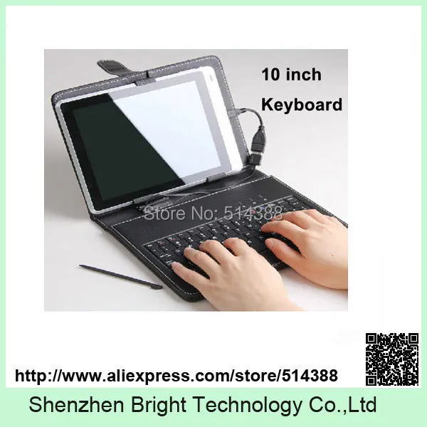 Бесплатная доставка, чехол из искусственной кожи для 10-дюймового планшета, чехол с USB-интерфейсом и клавиатурой, высококачественный чехол д...
