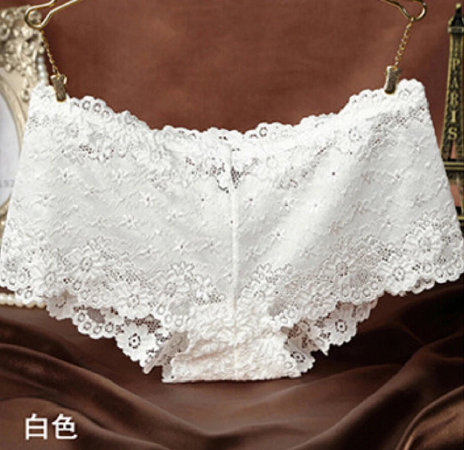 

Women Lady Sexy Lace Briefs Floral Shorts Panties Underwear Knickers Underpants