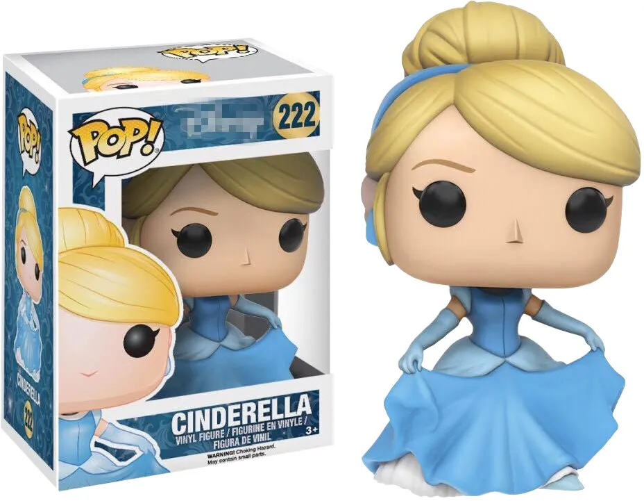 Зеленый Funko pop официальная Красавица и Чудовище принцесса: Ариэль, Белль, Золушка, Рапунцель, Тиана Виниловая фигурка Коллекционная модель игрушки - Цвет: Зеленый